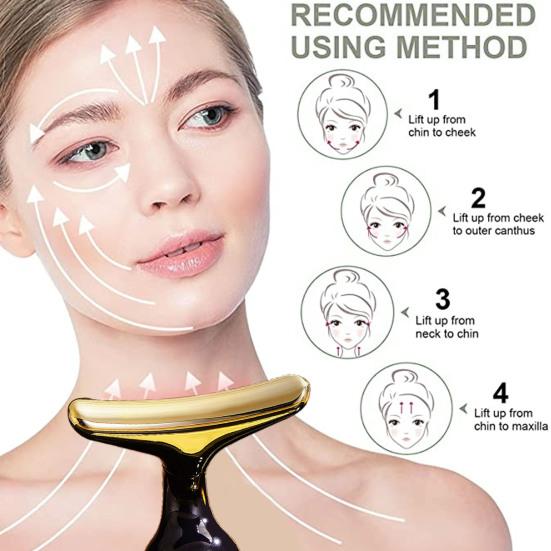 3 In 1 Face Massager Neck Facial Eye Massage V-line