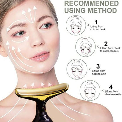 3 In 1 Face Massager Neck Facial Eye Massage V-line
