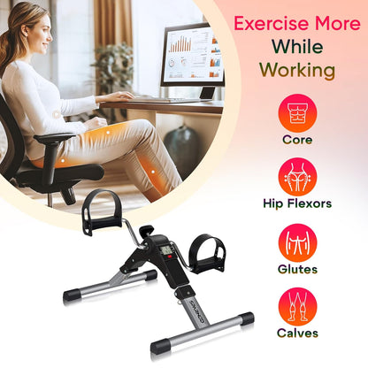Mini Cycle Pedal Exerciser with Fixing Strap