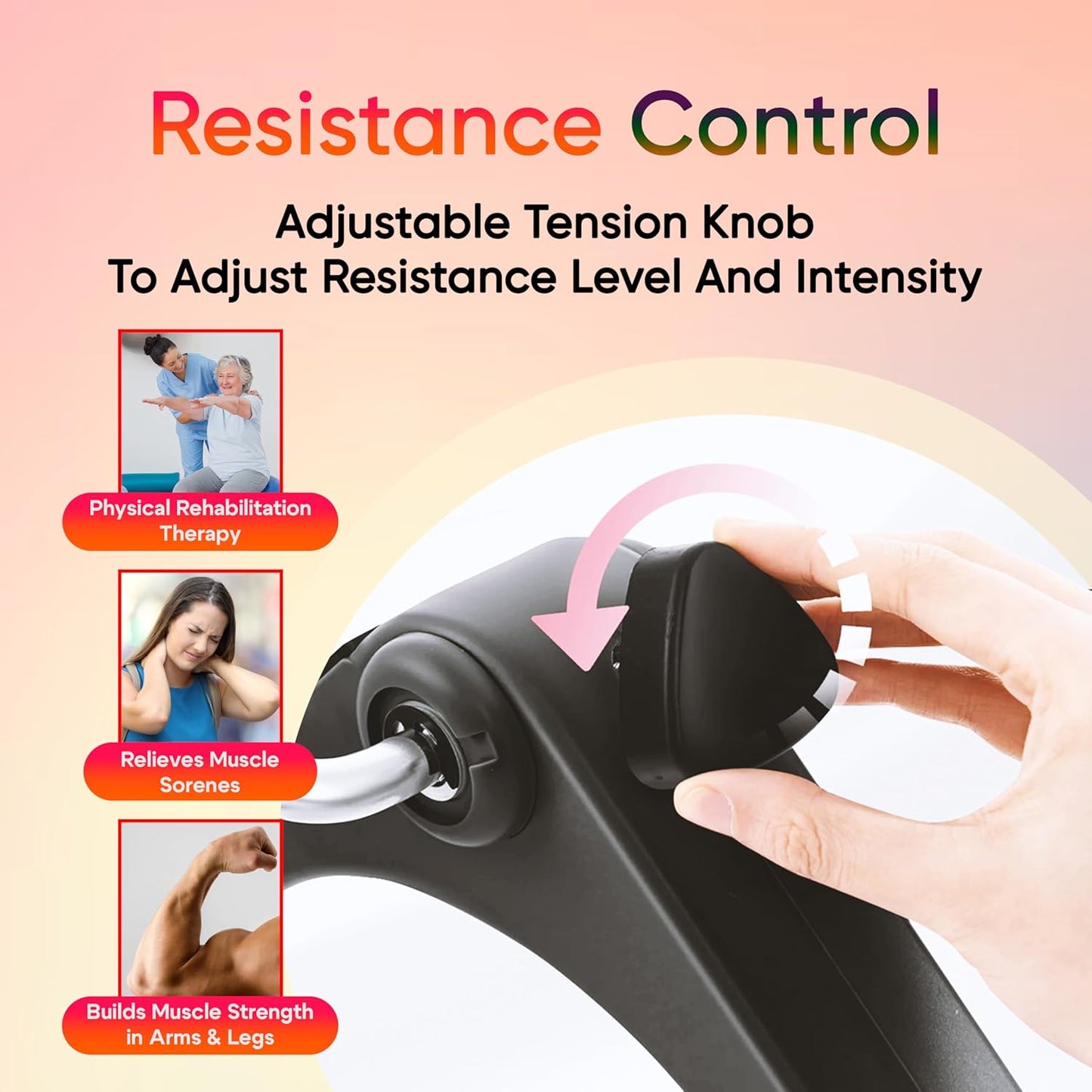 Mini Cycle Pedal Exerciser with Fixing Strap