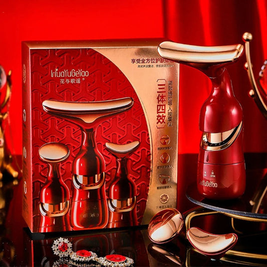 3 In 1 Face Massager Neck Facial Eye Massage V-line